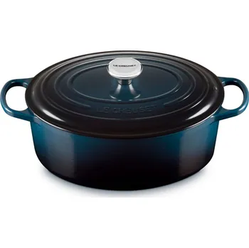 Hrnec Kastrol SIGNATURE 31 cm, 6,3 l, oválný, NUIT, litina, Le Creuset