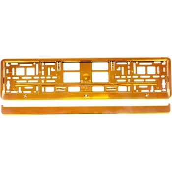 Držák SPZ Podložka pod SPZ AMIO, metalická oranžová (03175)