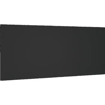 VidaXL Čelo postele, černé, 200x1,5x80 cm,