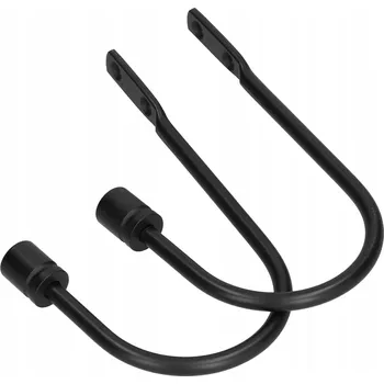 IP kamera DRŽÁK HÁČEK PRO UPEVNĚNÍ ZÁCLON ZÁVĚSŮ ČERNÝ 2 KS