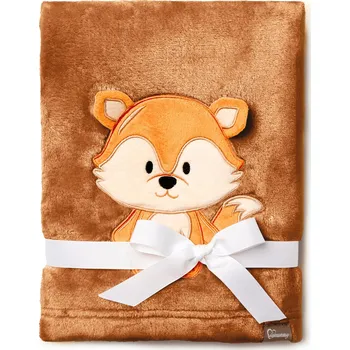 Dětská deka Dětská deka pro miminko zavinovačka měkká teplá BE Mammy 76x100 LIŠKA