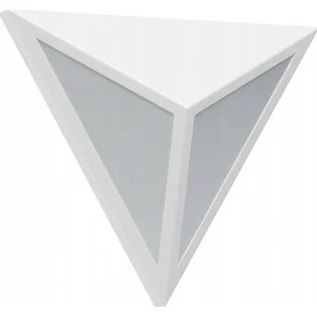 Nástěnné svítidlo Nástěnné LED svítidlo SERISA A2 bílé trojúhelníkové 28,5 cm