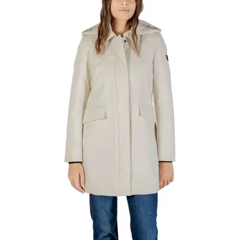 Dámský kabát Peuterey dámský kabát s kapucí Peuterey krémová 3490249