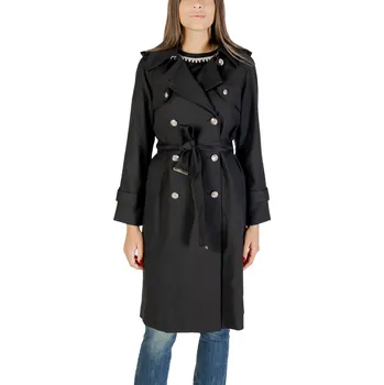 Dámský kabát Dámský trenčkot Morgan De Toi Morgan De Toi černá | světle modrá 3490419