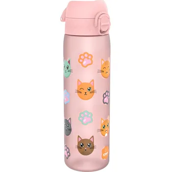 Láhev ION8 - lahev na pití, láhev pro děti, 500 ml - KOČKY, kočky