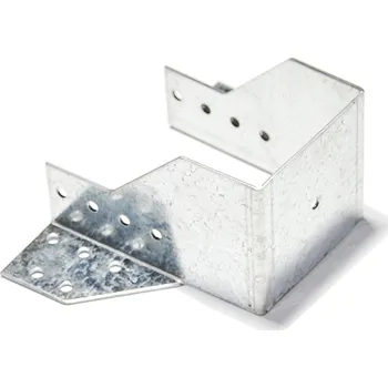Tesařské kování Třmen trámový (botka), 80x80x80x2mm, Zn