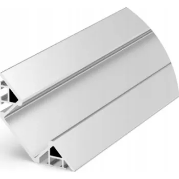 LED osvětlení Rohový hliníkový LED profil TECH-LIGHT eloxovaný P7 1m