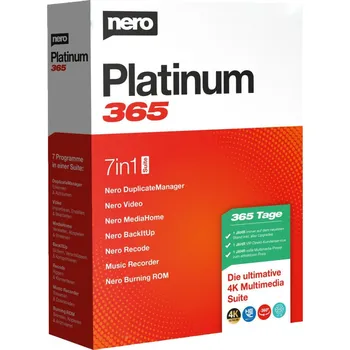 Software Nero Platinum 365 (1 zařízení / 1 rok)