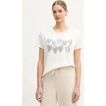 Dámské tričko Bavlněné tričko OUI 96050 bílá 00X, vel. 44