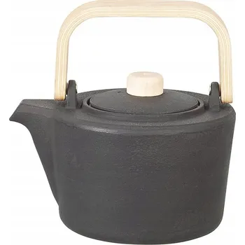 Konvice na čaj Litý železný čajník Kinghoff 1,3 l černý