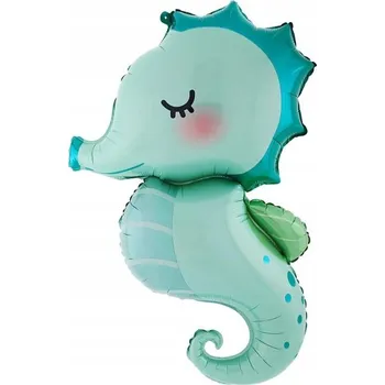 Balónek Fóliový balónek MOŘSKÝ KONÍK podmořský svět mořská panna OCEAN narozeniny PÁRTY HELIUM