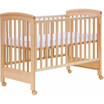 Dětsný nábytek Dětská postýlka k posteli rodičů Scarlett Laura - přírodní (buk) - 120 x 60 cm