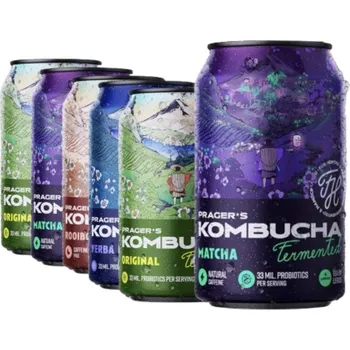 AKCE 5+1 ZDARMA Prager's Kombucha 330 ml
