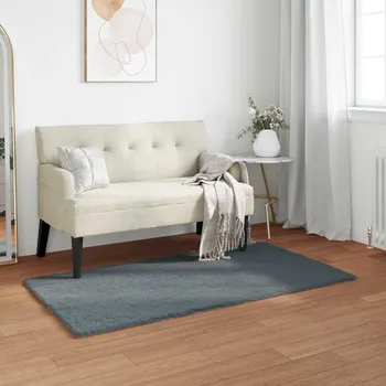 Bytový textil Koberec z umělé králičí kožešiny Olite Antracit 60 x 110 cm