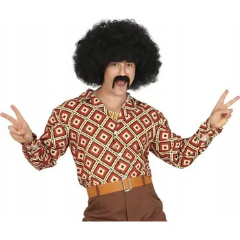 Karnevalový kostým PÁNSKÝ OUTFIT GROOVY TRIČKO KOSTÝM 70. A 80. LÉTA KARNEVAL KOSTÝM M