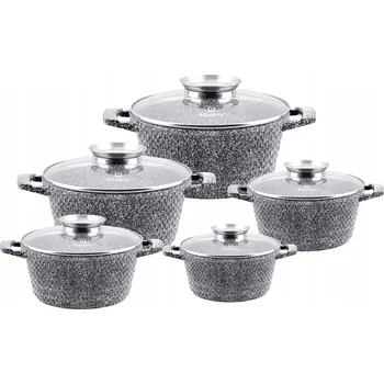 Sada nádobí SADA HRNCŮ 10 ks PREMIUM DIAMONDS KlönBerg KB3742