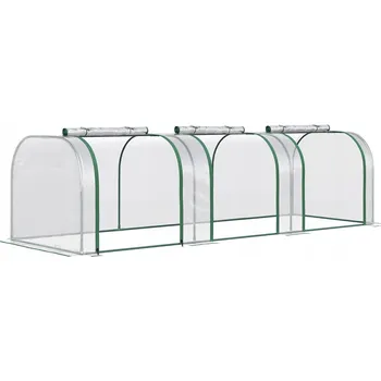 Skleník Fóliovník Zahradní Outsunny, Fóliový Tunel se Dveřmi