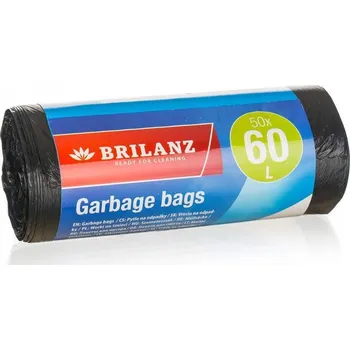 Pytle na odpadky Univerzální pytle na odpad Brilanz, pytle na odpad 60 l, 50 ks