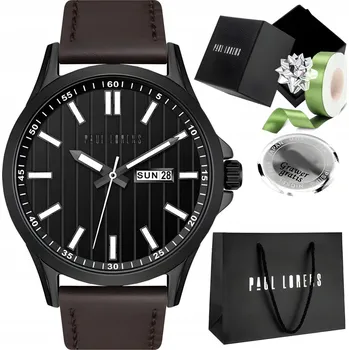 Hodinky Pánské hodinky Paul Lorens TORENT klasický ciferník s datumovkou BOX