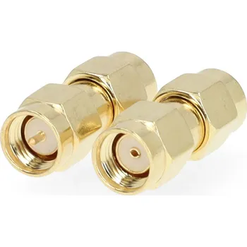 Redukce Nedis SMA adaptér reverse SMA zástrčka - SMA zástrčka, 2 ks (CSGB02110GD)