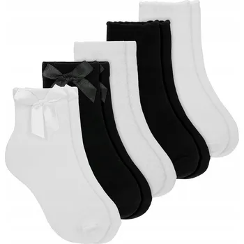 Dámské ponožky Bambusové ponožky pro dívky s mašličkami - 5 párů, vel. 37-39
