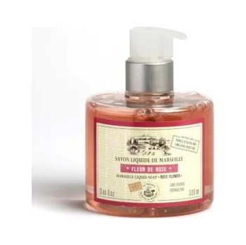Nestandardní parfém Tekuté mýdlo Marseille s dávkovačem - Fleur de rose (květy růže) 330ml TML F295