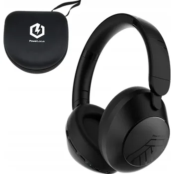 Sluchátka Bezdrátová Bluetooth sluchátka PowerLocus Orion Black MikroAUX Pouzdro Výdrž 70 hodin