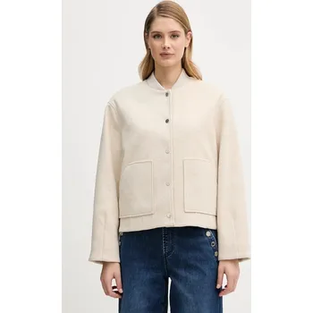 Dámská casual bunda Bunda OUI béžová barva, přechodná, 95984 01X, vel. 36