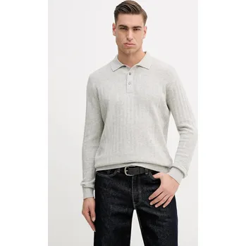 Dámský svetr Svetr s příměsí vlny Barbour Smeaton MKN1704 šedá 90X, vel. XL