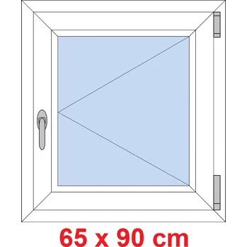 Okno Soft Plastové okno 65x90 cm, otevíravé