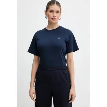 Pánská móda Bavlněné tričko Weekend Max Mara VENACO 2615971031600 námořnická modř 59X, vel. XS