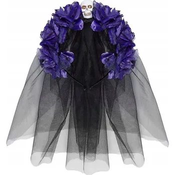 Čelenka Čelenka s růžemi Dia De Los Muertos, doplňky