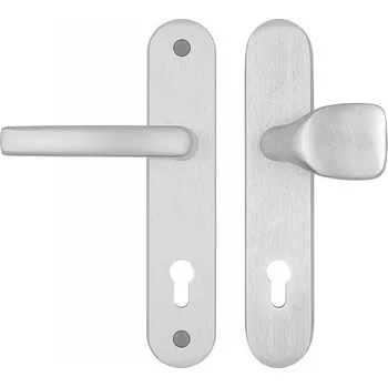 Dveřní kování A2/92mm klika-madlo bez krytky Al F1 stř.elox