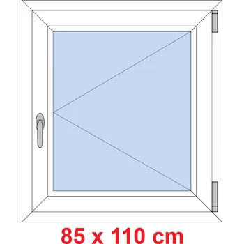 Okno Soft Plastové okno 85x110 cm, otevíravé