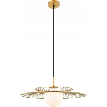 Závěsné svítidlo Italux Sarah žluté, 1 žárovka, patice E27, 40 W