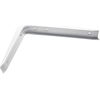 Držák na polici Konzole policová KL2, 125x150mm, bílý lak