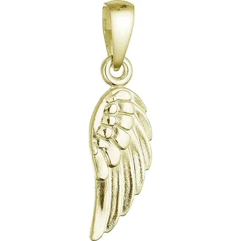 Přívěsek Evolution Group Pozlacený stříbrný přívěsek andělské křídlo 64088