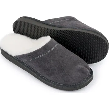 Pánské pantofle Pánské kožené Papuče IreShoes z ovčí kůže, zateplené, bačkory 41-46