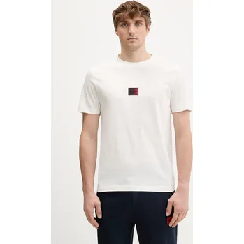 Pánská móda Bavlněné tričko HUGO Danotie 50553124 béžová 01X, vel. XL