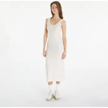 Dámské oblečení Šaty Urban Classics Ladies Rib Top Dress White Sand L