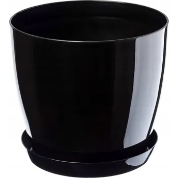 Květináč Černý plast Květináč Kadax 18 cm x 23 x 21 cm