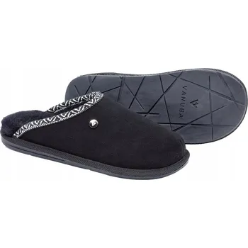 Pánské pantofle PÁNSKÉ Horalské pantofle Papuče Bačkory Vlněné teplé ČERNÉ velikost 44