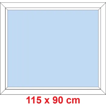 Okno Soft Plastové okno 115x90 cm, FIX neotevíravé