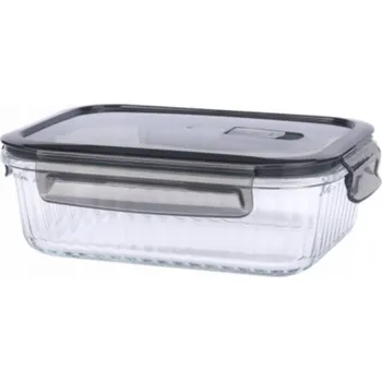 Dóza na potraviny Skleněná Nádoba na potraviny MG Home Cucina s víkem o objemu 1500 ml