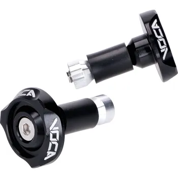 Voca Racing Tlumič vibrací do konců řídítek VOCA V2 CNC 14 mm - černý VCR-SD970.V2/BK