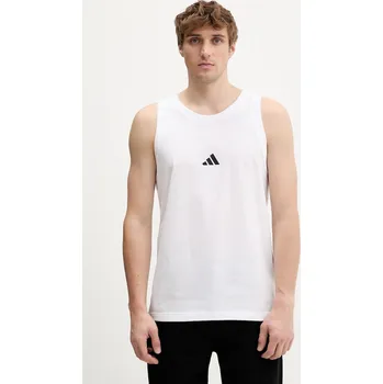 Pánské tričko Bavlněné tričko adidas JE8984 bílá 00X, vel. XL