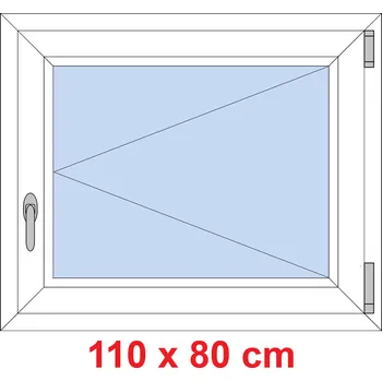 Okno Soft Plastové okno 110x80 cm, otevíravé