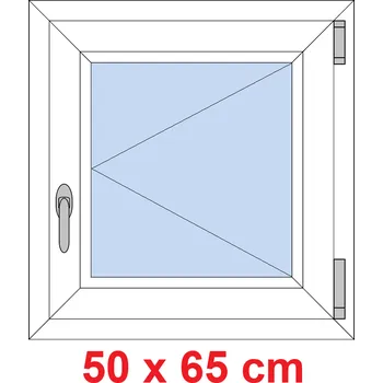 Okno Soft Plastové okno 50x65 cm, otevíravé