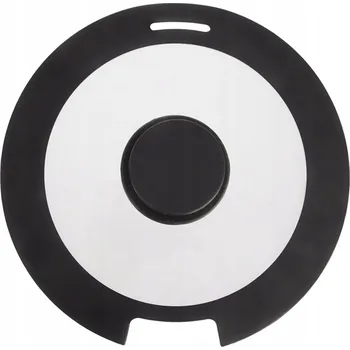 Poklice SKLENĚNÁ POKLICE se SILIKONOVÝM okrajem na hrnce, pánve, univerzální 20 / 21 cm