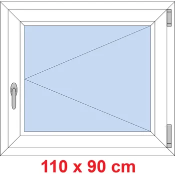 Okno Soft Plastové okno 110x90 cm, otevíravé